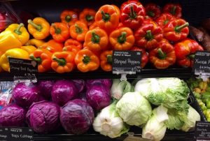 colourful groceries